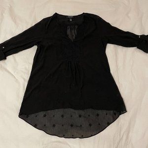 White House Black Market Sheer Top